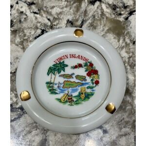 Vintage Ashtray Trader Vics Virgin Islands Tiki Bar Tobacco